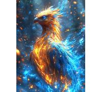 Diamond Painting Phoenix, 5D Diamond Painting Adultos SueñO, DIY Manualidades Adultos Kit Punto de Cruz, Cuadro Diamantes Art Rhinestones Bordado Kit, para Decoración Hogar Regalo 100x130cm 7-5967