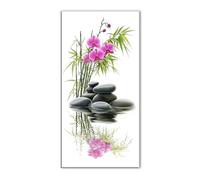 Diamond Painting Piedra Flores, 5D Diamond Painting Adultos, Manualidades Adultos DIY Cristal Pintura de Diamante, Kit de Bordado Punto de Cruz, Cuadros Decoracion Salon Modernos 30x60 cm J26-11932