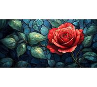 Diamond Painting planta,5D Diamond Painting Adultos Manualidades,flor Pintura Diamante Punto de Cruz Pintura Kit,Artes Artesanal para Decoracion Navidad Decoracion Salon,Regalo Mujer 100x200CM D-284