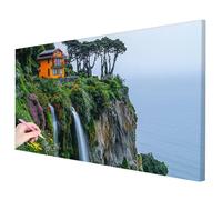 Diamond Painting Planta, Diamond Painting Grande 120x60cm, DIY Pintura de Diamante Acantilado Kit Completo, 5D Cuadro Diamantes Kit de Manualidades para Adultos para Regalo Mujer Decor Hogar -3357