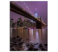 Diamond Painting Puente Diamond Painting Adultos Mar Pintura Diamante Adultos, DIY Bordado de Punto de Cruz Diamante Pintura Kit Completo, Pintar con Diamantes 60x80cm, Manualidades Navidad Y8-957