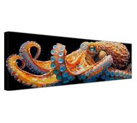 Diamond Painting Pulpo Diamond Painting Adultos Grande XXL 300x100cm, Pintura de Diamante Misterio Dibujos con Diamantes, DIY Mosaicos Infantiles Kit Bordado para Decoracion Hogar Pared Regalo F1-84