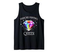 Diamond Painting Queen - Diseño artístico Colorido para Manualidades Camiseta sin Mangas