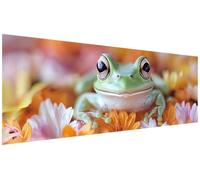 Diamond Painting Rana Diamond Painting Grande 120x40cm Punto de Cruz Pintura de Diamante Flor Manualidades Adultos Dibujos con Diamantes para Cuadros Decoracion Salon Modernos Regalos para Mujer S-48