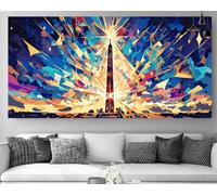 Diamond Painting Resumen Diamond Painting Grande 50x150cm, 2025 New DIY Paisaje Diamantes Artes 5D Taladro Completo Bordado Mosaicos Punto de Cruz Manualidades Pintura Diamante,Regalos Z-P331