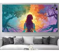 Diamond Painting Resumen Diamond Painting Grande 70x140cm, 2025 New DIY áRbol De La Vida Diamantes Artes 5D Taladro Completo Bordado Mosaicos Punto de Cruz Manualidades Pintura Diamante,Regalos Z-P493