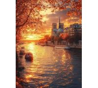 Diamond Painting RíO, DIY 5D Diamond Painting Kit Londres, 5D Pintura Diamante Cuadro Diamantes Kit Bordado Principiantes DIY Full Cuadrado Embroidery per Decorazioni Casa Pareti 60x90cm A-6C33