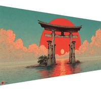 Diamond Painting Sol Pintura Diamante Arquitectura Diamond Painting Adultos Niños 5D Strass Punto de Cruz Puzzle de Diamantes Manualidades Kit, Decoración de Pared del Hogar Regalos 60x120cm p0-4g