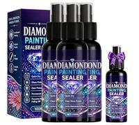 Diamond Painting Spray Sealer, Diamond Art Spray Sealer Clear Finish, Quick Dry Protective Coating for Diamond Painting Accessories, DIY Crafts, Puzzles (3pcs)
