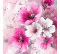 Diamond Painting sueño Diamond Painting Adultos, 5D Planta Pintura Diamante, Manualidades Adultos, DIY Pintar con Diamantes para Regalo, Dibujos con Diamantes para Decoracion Hogar 60x60cm y-z490