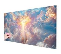 Diamond Painting Sueño, Diamond Painting Grande 120x60cm, DIY Pintura de Diamante Nube Kit Completo, 5D Cuadro Diamantes Kit de Manualidades para Adultos para Regalos para Mujer Decoracion Hogar -3429