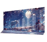 Diamond Painting Tigre Diamond Art Dibujos con Diamantes 50x110 cm,Cuadro Pintura Diamante Kit Completo Punto de Cruz DIY Mosaico Cristal Pintura por Numeros,Decoracion Pared Regalos Animación qL1004