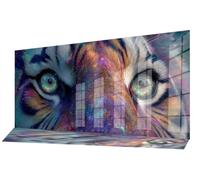 Diamond Painting Tigre Diamond Art Dibujos con Diamantes 80x160 cm, Cuadro Pintura Diamante Kit Completo Punto de Cruz DIY Mosaico Cristal Pintura por Numeros, Decoracion Pared Regalos Universo C-658