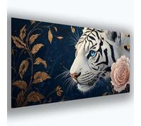 Diamond Painting Tigre Diamond Painting Adultos, 5D Animal Pintura de Diamante Adultos, DIY Round Full Drill Pintar con Diamantes Punto de Cruz Kit Completo para Decoracion Hogar 60x120 cm 0u-533