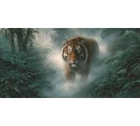 Diamond Painting Tigre Manualidades Adultos, DIY Kit Punto de Cruz kit completo, Paisaje Diamond Painting Adultos Mosaico Manualidades, Home Decoration, Regalo Mujer 120x60cm -ZC2512K2