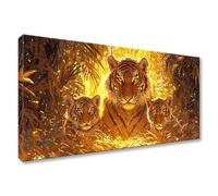 Diamond Painting Tigre Pintura de Diamante para Adultos DIY Animal Cuadros Diamantes, 5D Diamond Painting Niños Cristal Puzzle Kit, Manualidades Adultos para Decoracion Hogar Regalo 90x180cm Y0-100
