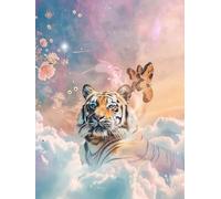 Diamond Painting Tigre Pintura Diamante Niños, 5D Dibujos con Diamantes Manualidades Adultos, DIY Cristal Pintura Diamante Punto de Cruz, Regalo Mujer, Navidad Decoracion Hogar 40x50cm Nube Z1-495