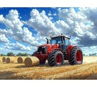 Diamond Painting Tractor Pintura Diamante Granja Diamond Painting Adultos 5D DIY Punto de Cruz Diamante Manualidades Adultos Kit para Decoracion Habitacion Hogar, Regalo Mujer 130x100 cm -zjn25011YO