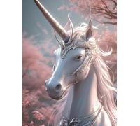 Diamond Painting Unicornio Manualidades Adultos 5D DIY Pintura de Diamante Caballo Cuadro Diamantes Kit Punto de Cruz Diamond Painting Niños Pintar con Diamantes, Home Decoration 40x50cm q-114
