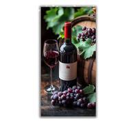 Diamond Painting Uva Diamond Painting Adultos Grande XXL 50x100cm Pintura de Diamante Vino Diamantes para Manualidades, 5D DIY Punto de Cruz Diamante Set para Decoracion Hogar Pared Regalo P1-571