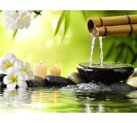 Diamond Painting Vela, Piedra Diamond Painting Adultos Pintura de Diamante Kit Manualidades Adultos 5D Creart Embroidery Kit Punto de Cruz Pintura Diamante para Decoración Pared Hogar 35x50cm,Model488