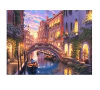 Diamond Painting Venecia 60x45cm 2026 Nuevo Diamond Painting Adultos,Pintura Diamante Ciudad Pintura de Diamante Niños,5D DIY Cristal Bordado Punto de Cruz Kit para Decoracion Navidad,Regalo I-K5