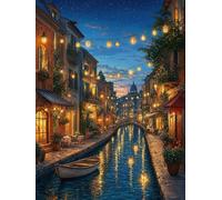 Diamond Painting Venecia, Manualidad Creativa y Relajante 40x50cm C8-113