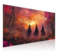 Diamond Painting VísperaDeTodosLosSantos Kit Completo para Adultos,DIY 5D Pintura Diamante Mujer Diamond Art Grand Format 60x120cm Taladro Completo,Cuadro Diamantes Manualidades,Decor de Hogar 2Z-439
