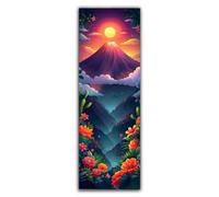 Diamond Painting Volcán Diamond Painting Adultos Grande XXL 240x80cm, Pintura de Diamante Luna Dibujos con Diamantes, 5D DIY Mosaicos Infantiles Kit Bordado para Decoracion Hogar Pared Regalo F1-915