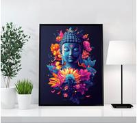 Diamond Painting Zen, Abstracto Diamond Painting Adultos, Kit Completo de Pintura de Diamante para Adultos y Niños, DIY 5D Cristal Pintura De Diamante Para Decoración De Pared Del Hogar 20x30cm M6I-0J