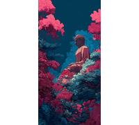 Diamond Painting zen, Diamond Art Bordado Punto de Cruz Kit Completo Árbol Manualidades Adultos Pintura de Diamante 70x140CM, Cuadro Diamantes para Cuadros Decoracion Salon Modernos Regalo DZSH4067