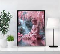 Diamond Painting Zen, Planta Diamond Painting Adultos, Kit Completo de Pintura de Diamante para Adultos y Niños, DIY 5D Cristal Pintura De Diamante Para Decoración De Pared Del Hogar 60x80cm 6KK-HS