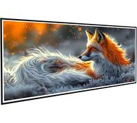 Diamond Painting Zorros Pintura Diamante Adultos, 5D Dibujos con Diamantes Animal Cuadros Diamantes, 30x60cm Diamond Art Bordado Punto de Cruz Puzzle Manualidades Niña, Decoración Pared Hogar J2-599
