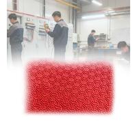 Diamond Plate Rubber Roll, Esterilla Goma A Prueba Descargas Eléctricas, Various Sizes, Alfombrilla Aislante Eléctrica De Goma para Protección De Alto Voltaje(Red,70cm/27.6in)