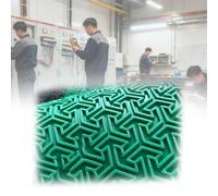 Diamond Plate Rubber Roll, Esterilla Goma A Prueba Descargas Eléctricas, Various Sizes, Alfombrilla Aislante Eléctrica De Goma para Protección De Alto Voltaje(Green,80cm/31.5in)