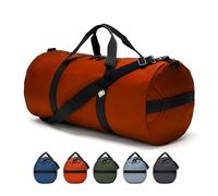 Diamond Ripstop - Bolsas de Lona ultrarresistentes y Resistentes al desgarro, Costuras reforzadas, Resistentes a la Intemperie, Bolsa de Lona Plegable Plegable para Viajar, Naranja Internacional, 14