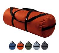 Diamond Ripstop - Bolsas de Lona ultrarresistentes y Resistentes al desgarro, Costuras reforzadas, Resistentes a la Intemperie, Bolsa de Lona Plegable Plegable para Viajar, Naranja Internacional, 18