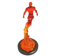 Figura diamond select toys marvel premier collection estatua resina antorcha humana