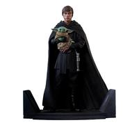 Diamond Select Toys Diamond Star Wars Premier Collection: The Mandalorian - Luke Skywalker and Grogu Statue (1/7) (FEB222120)