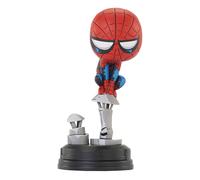 Diamond select toys marvel - estatua de spider-man en chimenea de esti