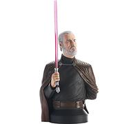 Diamond Select Toys Star Wars: Revenge of The Sith: Count Dooku 1:6 Scale Bust, Multicolor
