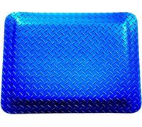 Diamond Sponge - Tapete industrial resistente antifatiga ergonómico para el lugar de trabajo para mayor comodidad y apoyo, 70 cm de ancho x 140 cm de largo, color azul