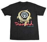 Diamond Supply Co Diamond Alligator Ring T-Shirt Mens Skateboard tee New Black Black(Small)