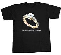 Diamond Supply Co Diamond Hardware Ring T-Shirt Mens Skateboard tee Black(X-Large)