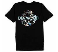Diamond Supply Co. Men's Clarity Short Sleeve T Shirt Black Clothing Apparel Black(XX-Large)