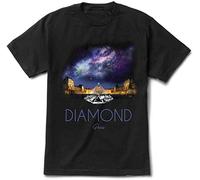 Diamond Supply Co. Men's Louvre Pyramid Short Sleeve T Shirt Kate an T Shirt Black(Medium)
