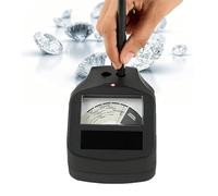 Diamond Tester, High Precision Gemstone Tester with Calibration Test Disc, Capable of Testing 16 Types of Gemstones, Probe Head 0.6mm, Built-in Glass Testing for Identification Gemstones
