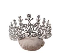 Diamond tiara hermosa brillante plateado cristal chapado nupcial tiara boda diario diadema de diario accesorios para el cabello nupcial tiara