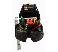 Diamondback SxS Pouch - Bolsas ideales para herramientas de carpintero y electricista para tuercas, clavos de tira y cierres, bolsas para cinturón de herramientas, bolsa de herramientas con gancho y