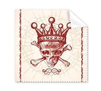 Diamonds - Juego de 5 Protectores de Pantalla para teléfono con diseño de Corona de Misterio roja y Esqueleto Humano